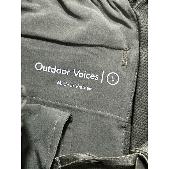 Outdoor Voices Men's Large Zephyr Pants Dark Olive Performance Stretch - Picture 7 of 7
